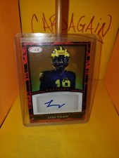 2022 Sage Red Parallel Luiji Vilain Artistry Autograph Card #A-LV