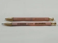 Pair of Rare Vintage NU-MASCA Mechanical Eye Brow Pencil NY DK. Brown Eyebrow