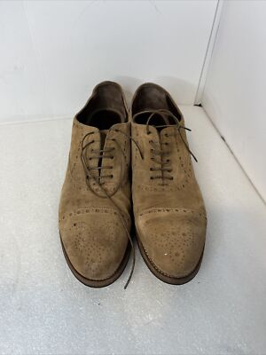 Paul Smith brogues US 11 Paul Smith Brown Tan Rough Out Suede Derby Brogue Shoes  main image 3