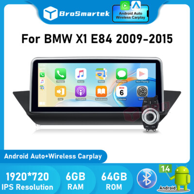 10,25'' für BMW X1 E84 Android Stereo CarPlay GPS Navi DAB 6+64GB IDrive 4G