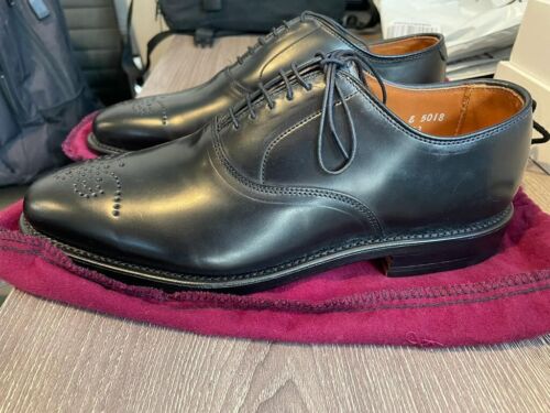 Allen Edmonds Bancroft Oxford SHELL CORDOVAN Handmade Shoes Size 6.5 US 6 UK NEW - Picture 2 of 14