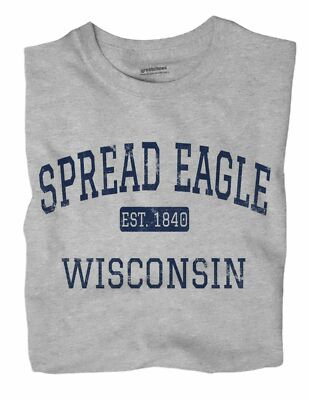 Spread Eagle Wisconsin WI T-Shirt EST