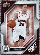 2009-10 Upper Deck Stephen Curry Rookie Card #34 RC. rookie card picture