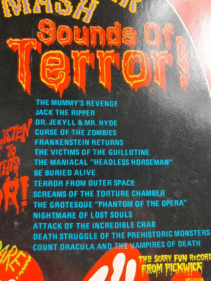 Monster Mash Sounds Of Terror - Original Vinyl Album LP Foto 2 de 4
