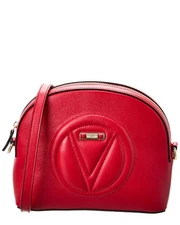 Valentino By Mario Valentino Diana Signature Leather Crossbody Women's Red