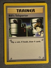 Pokémon TCG Bill's Teleporter Neo Genesis 91/111 Regular NM LP