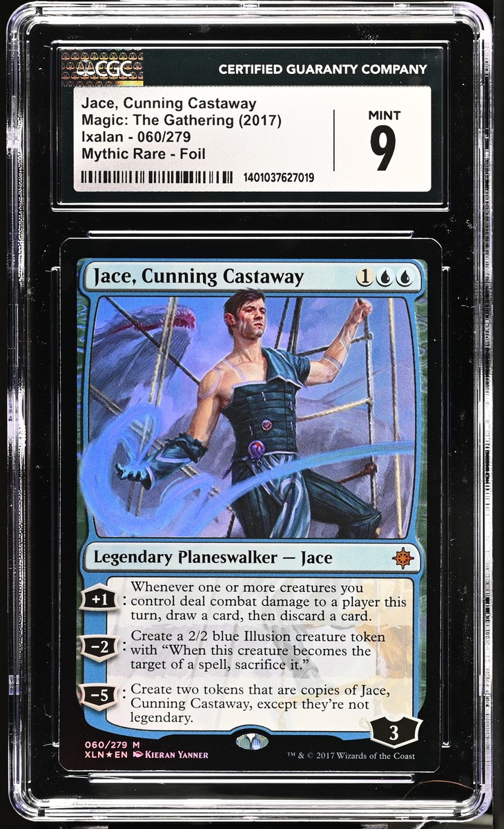 JACE, CUNNING CASTAWAY Ixalan Foil Mythic CGC 9 Mint MTG