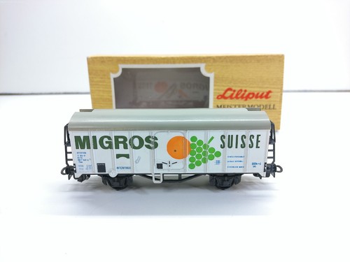 Liliput H0 Kühlwagen "MIGROS SUISSE" 082 7 646-8 - in EVP # 6551 | Condition: Gebraucht