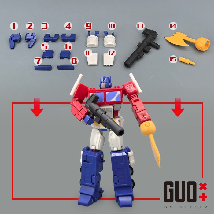 GO BETTER Filler Upgrade Kit For SS Devastation OP Prime （#PART B）