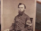 Civil War Sergeant Major cdv photograph by Mathew Brady