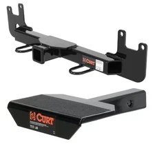 Curt Front Mount Trailer Hitch & Step Pad for Toyota 4Runner/FJ Cruiser