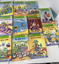 Leap Frog TAG Books x13 Set Lot Vowel Sounds Disney Pixar Cars HB Book READ