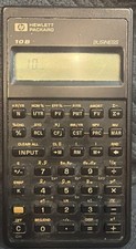 Vintage Hewlett Packard HP 10B Business Calculator Made In USA - TESTED - GOOD