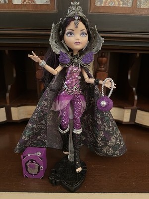 Ever After High Raven Queen Doll Legacy Day 2013 Mattel With Stand and Key 