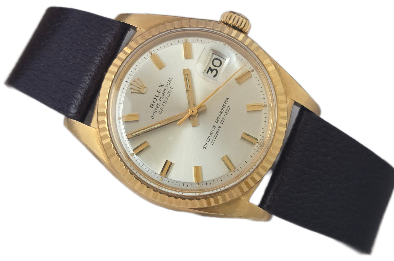 Rolex Datejust Ref 1601 Solid 18k