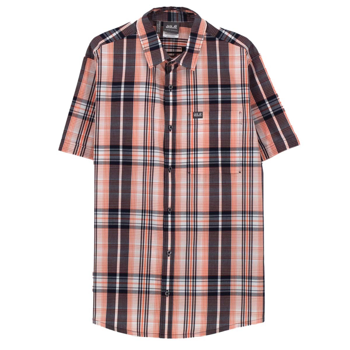 Футболка Jack Wolfskin Baumwoll kurzarm Dyna Herren Hemd Freizeit 1401901-7630 4590₽