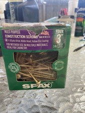(2.7lbs.) SPAX Interior #10 x 3" Wafer Head Cabinet Multi Screws T-20