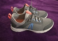 Vionic Women's Walking Shoes - Mesh Upper, Peach  Blue Accents, US 10W