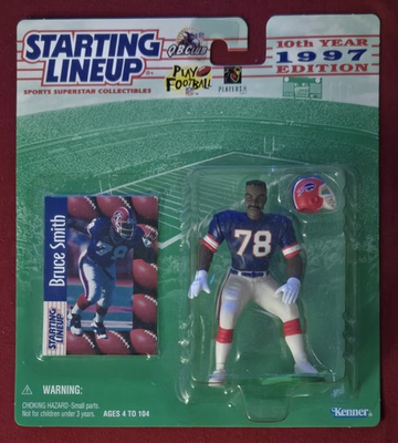 #ad 1997 Starting Lineup Bruce Smith Buffalo Bills #78 Mint Condition $49.99