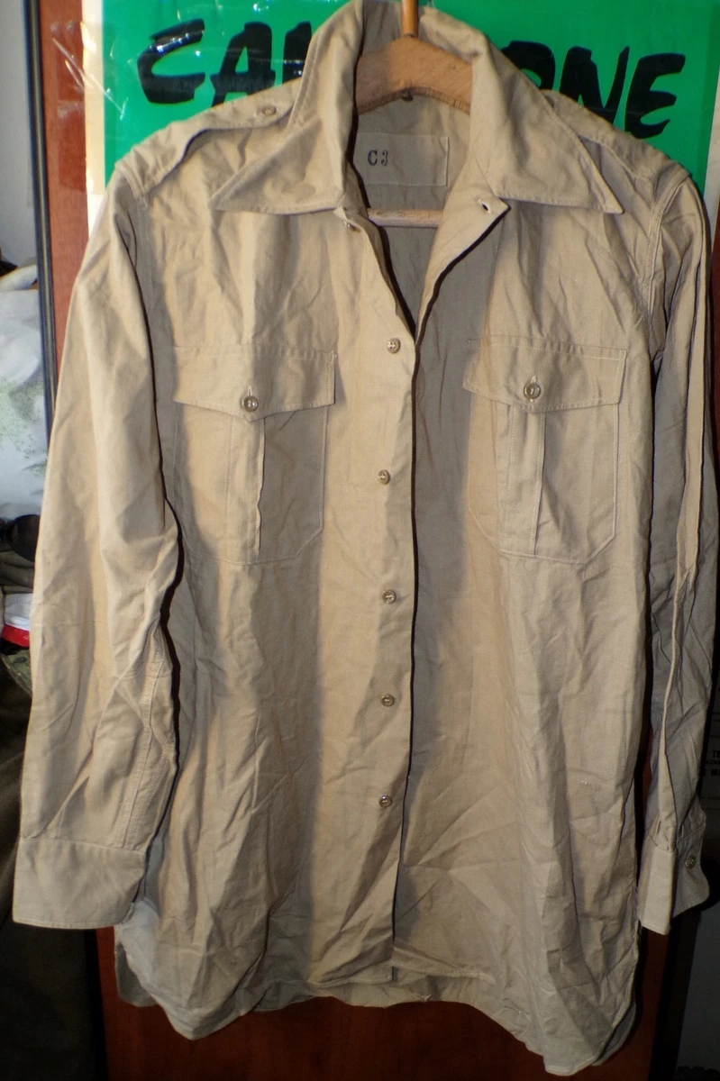 Chemisette Übersee Tarnung C/E Armee Französisch Größe 39-40 (M) Neu