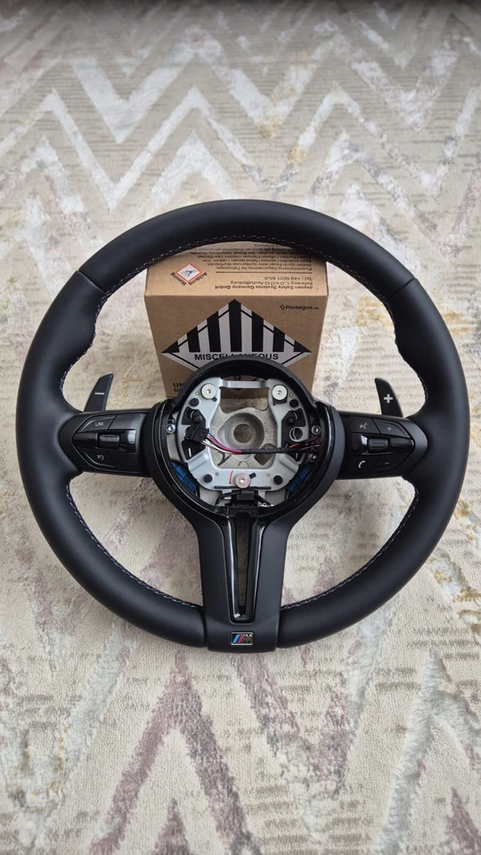 BMW M sport steering wheel with shift paddles 3 F30 F31 F34 4 F32 F33 F36 - Image 3 of 4