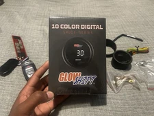 Glow shift water temperature gauge