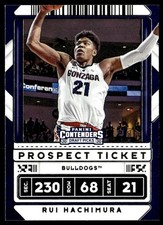 2020-21 Panini Contenders International Ticket Rui Hachimura Washington Wizards