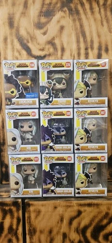 Funko Pop! Vinyl My Hero Academia Lot Of 9: Eri, Tamaki, Ryukyu, Tsuyu, LockLock