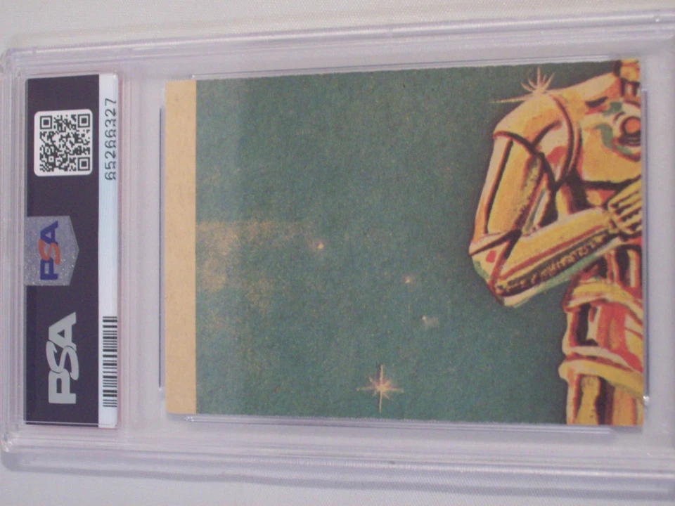 1977 O-Pee-Chee Star Wars See Threepio and Princess Leia # 51 PSA 8 casi nuevo-como nuevo Foto 4 de 4