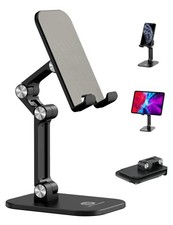 Adjustable Phone Stand Holder for Desk Compatible with 4.7"-13" Phones Tablets