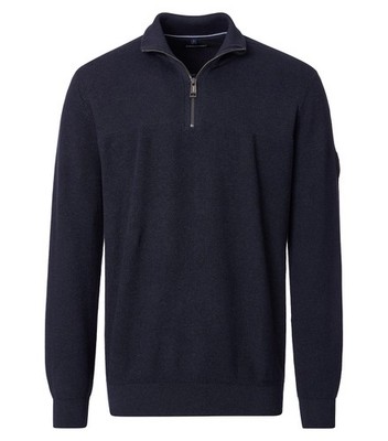 CASAMODA hochwertiger Herren Stricktroyer, Pullover, 100% Baumwolle Langarm