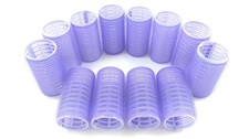 Medium Self Grip Hair Rollers, 30Mm/1.2", 12PCS for DIY or Salon Use
