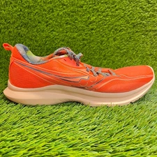Saucony Kinvara 13 Mens Size 9.5 Orange Athletic Walking Running Shoes Sneakers
