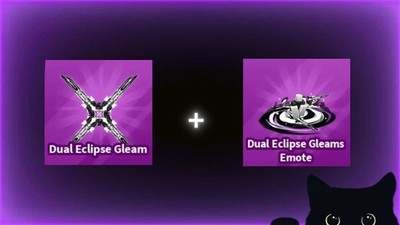 Blade Ball - Dual Eclipse Gleam + Emote