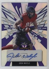 2022 Leaf Valiant Purple 15/15 Josh Whyle #BA-JW3 Auto 0bz