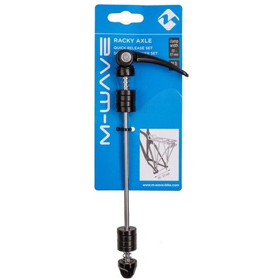 M-Wave 5 x 210 mm Racky Achse XXL Schnellspanner Spieß Adapter Set schwarz