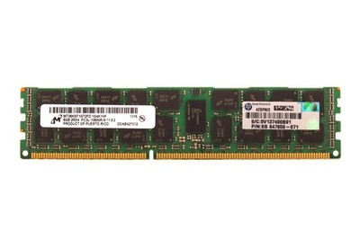 Micron 8GB 2Rx4 PC3L-10600R-9-11-E2 ECC REG Server Memory MT36KSF1G72PZ-1G4K1HF