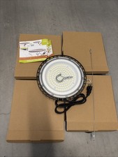 4Pcs 300W UFO Led High Bay Light Commercial Industrial Warehouse Factory Light