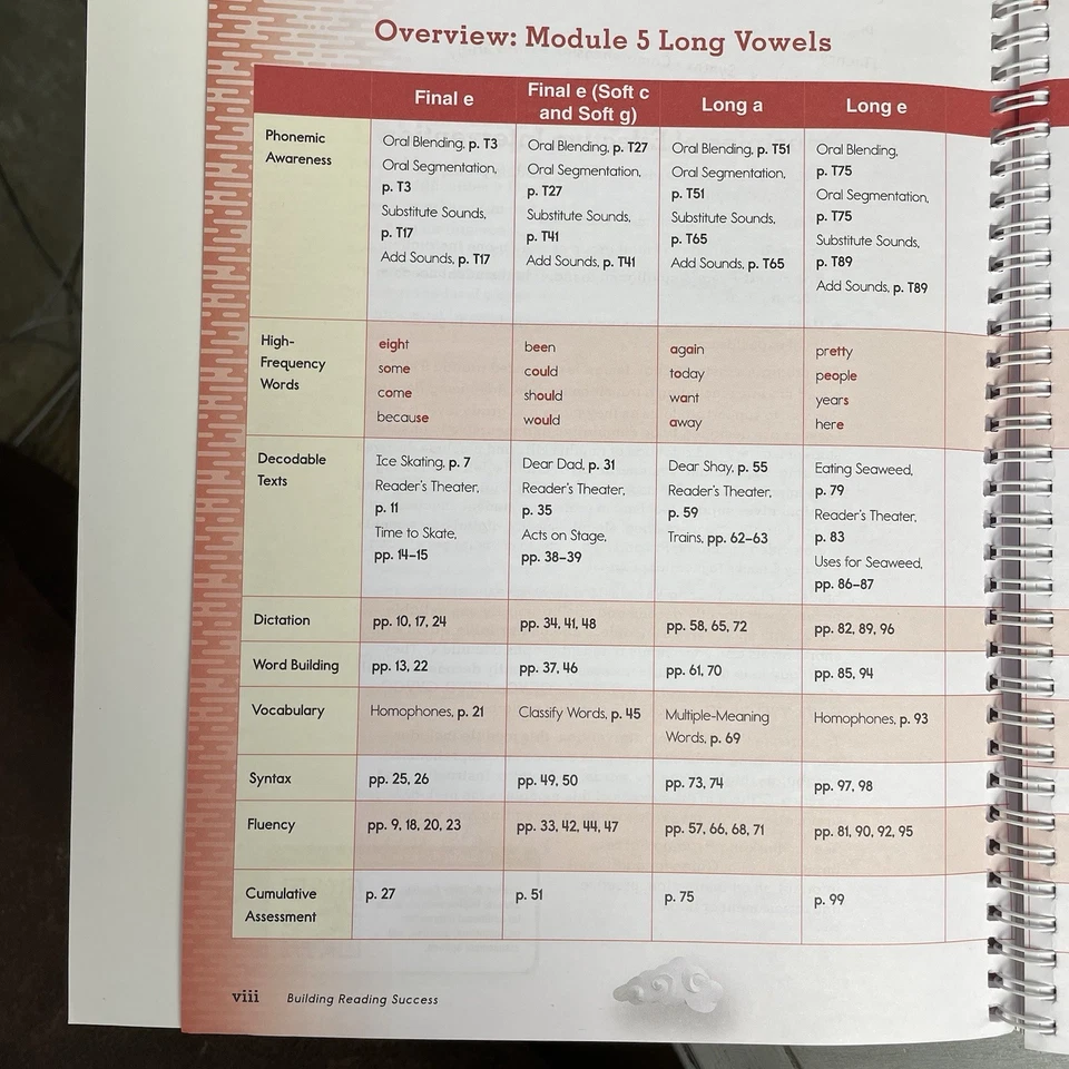 Building Reading Success Long Vowels Student Workbook & Teachers Edition Modul 5 - Image 4 of 4