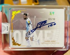 Lionel Messi 1st Serial 01/10 Autograph Card Argentina Limited Edition Rare JP
