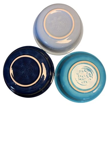 Fiesta Classic Rim Cereal Soup Salad Desert Bowl 6 7/8”  Fiestaware lot of 3