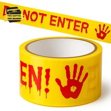 Halloween Decorations, Caution Tape Halloween, 82 Ft Caution Tape Halloween for