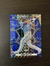 Bobby Witt Jr 2022 Mosaic Rookie Blue Camo Prizm #256 RC Kansas City Royals Star