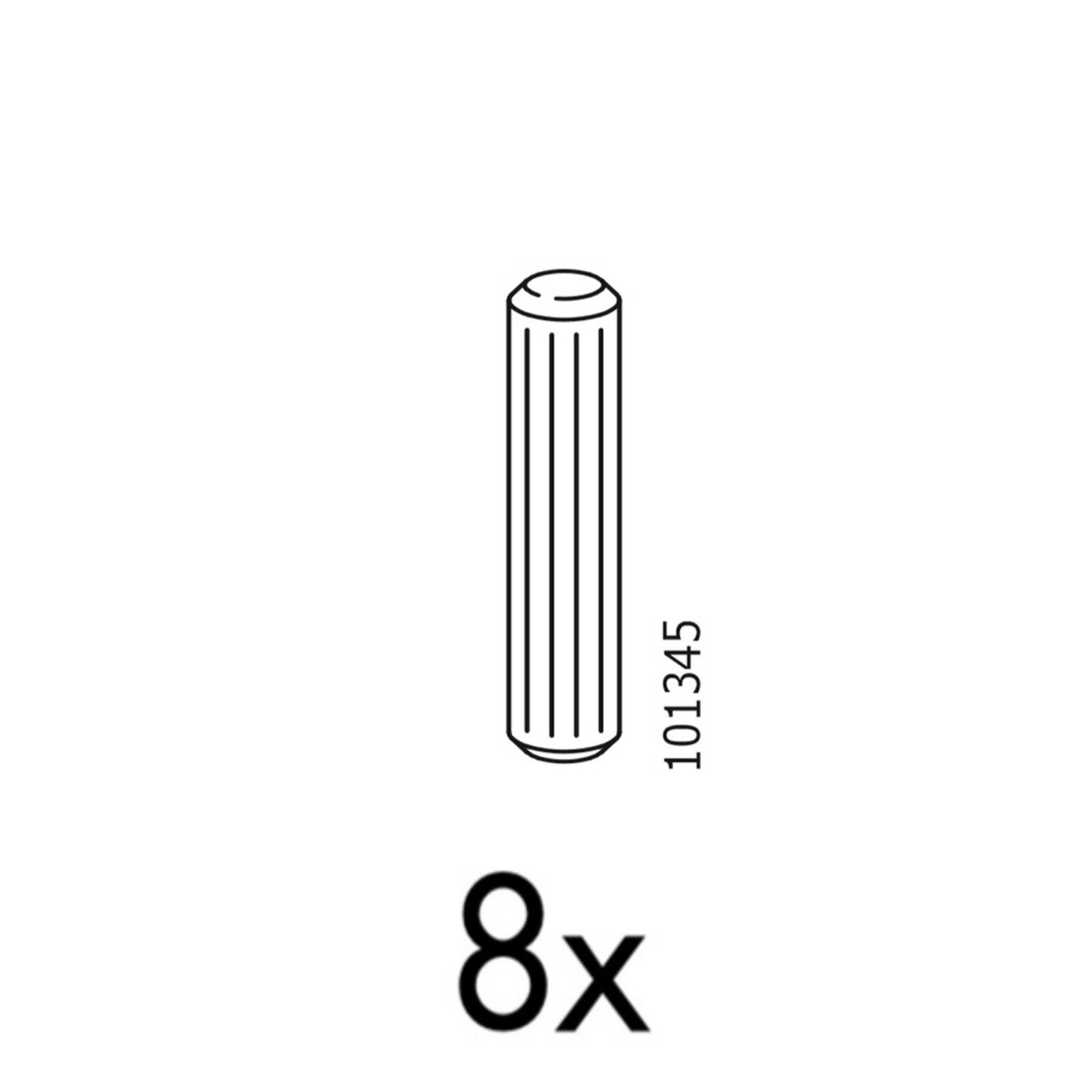 8 IKEA Wood Dowel Part # 101345