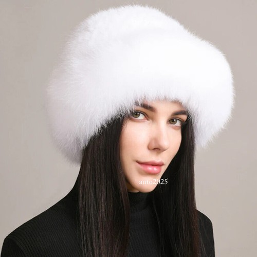 Echte echte natürliche gestrickte Nerz Pelzmütze Mütze Strick Mode Winter Kopfbedeckung warm - Bild 14 von 34