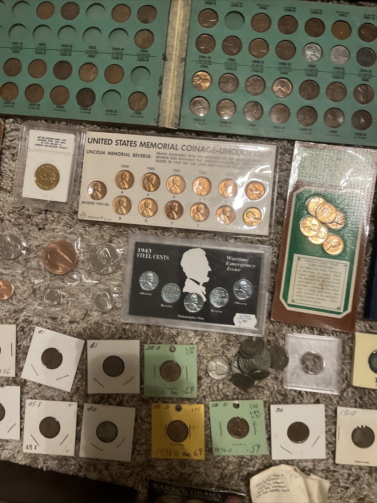 Estate Sale Coins Auction Lot US + Foreign + Silver Currency Collection eBay