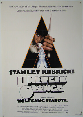 Uhrwerk Orange A CLOCKWORK ORANGE Stanley Kubrick Filmplakat DIN A1
