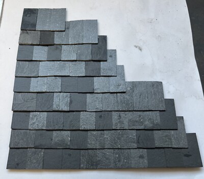 100 Real Slate Miniature/Dolls House - Smooth Finish