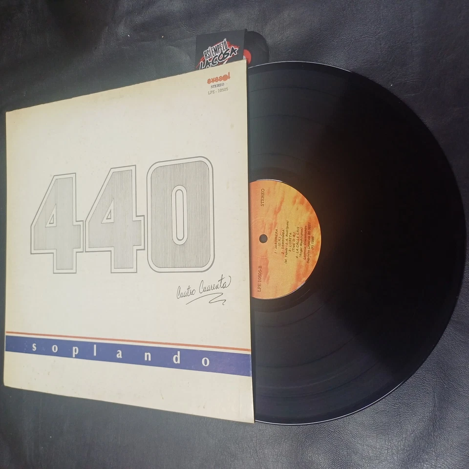 Juan Luis Guerra 4.40 – Soplando - Merengue, Bachata, Salsa, Venezuela, 1986 EX - Image 3 of 4