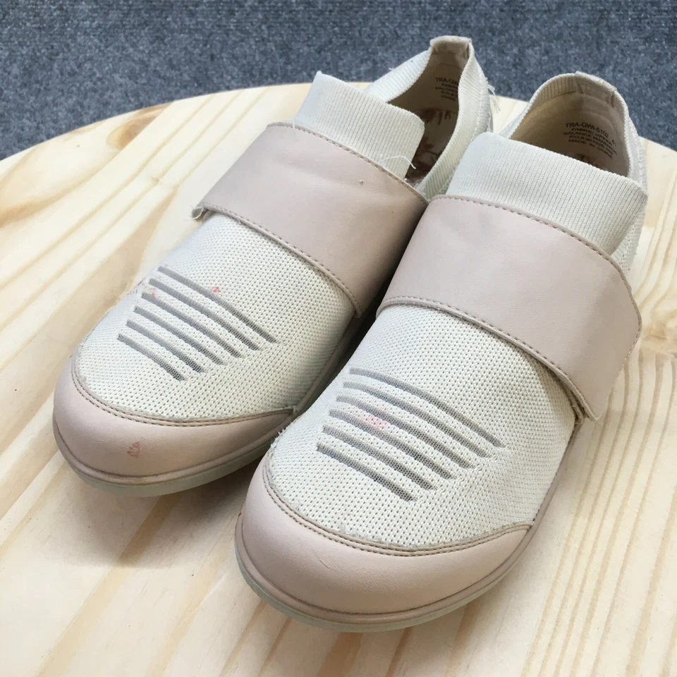 Туфли женские Traq by Alegria 41 Qwik Peeps без шнуровки розовая ткань круглые комфортные - Изображение 3 из 4